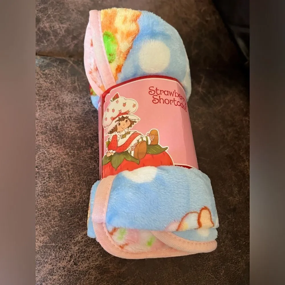Strawberry Shortcake Plush Travel Blanket